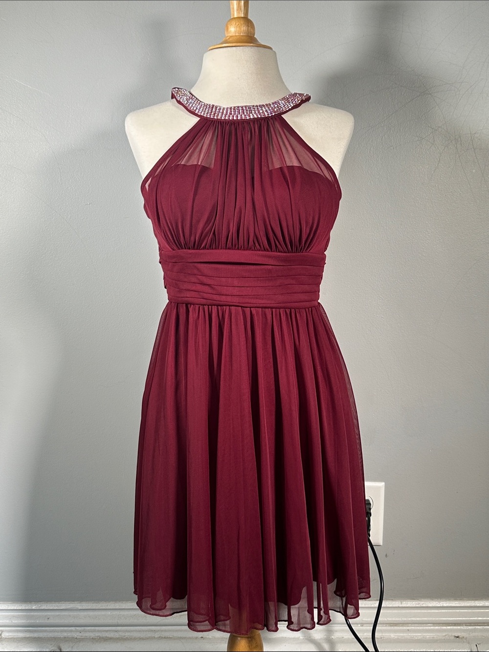 Burgundy Semi Formal Dress
